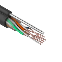 Кабель REXANT UTP 4PR 24AWG, CAT5e наружный (OUTDOOR) + ТРОС*1 (бухта 305 м)