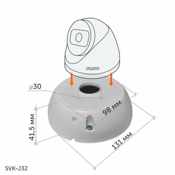 SVK-J32 монтажная коробка белая