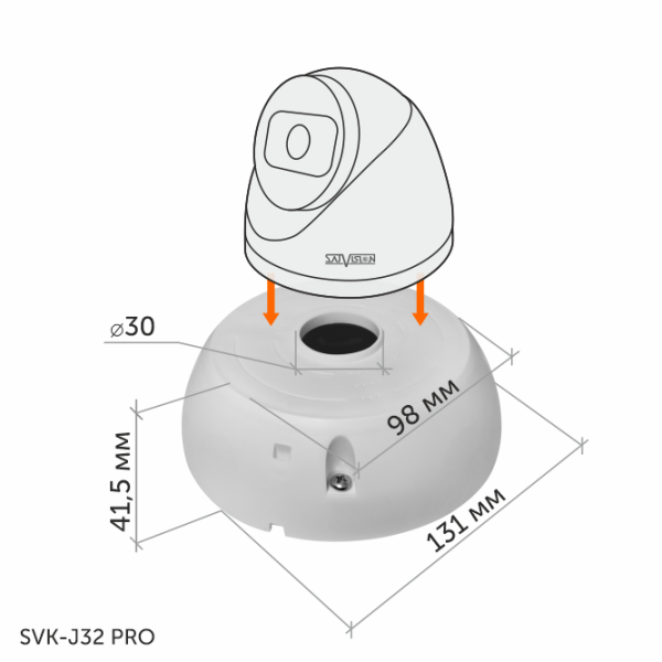 SVK-J32 PRO монтажная коробка белая